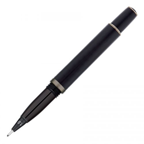 Matt black lacquer felt-tip pen